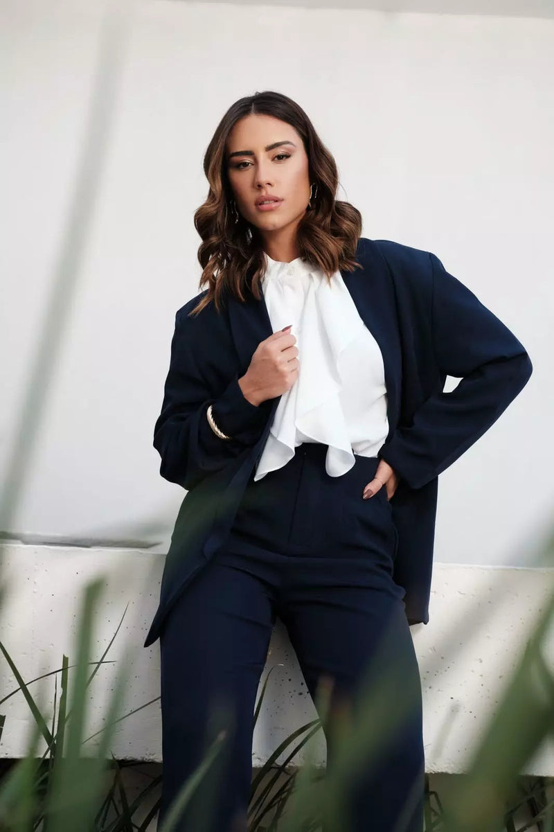 BLAZER LIA AZUL MARINHO