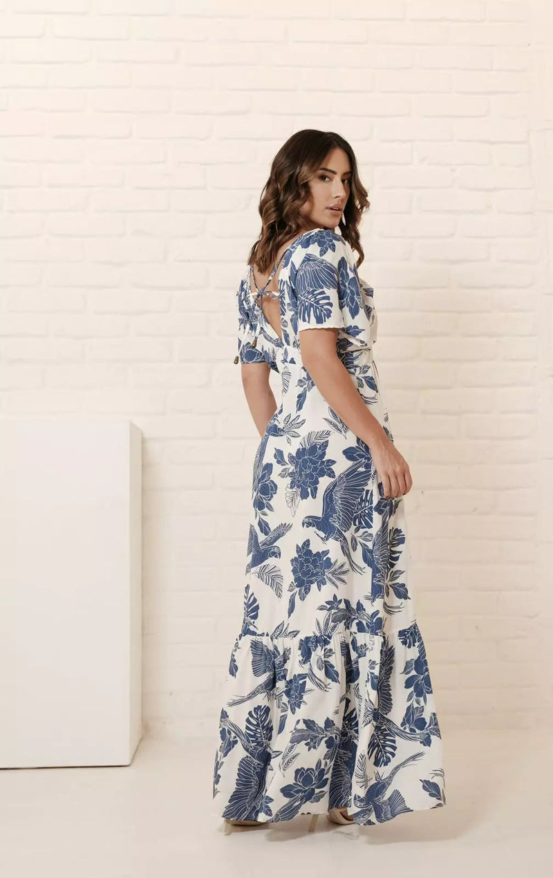 VESTIDO LIDIANE AZUL CELESTE